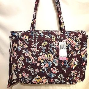 NWT Vera Bradley Iconic Ultimate Baby Bag Ind Rose